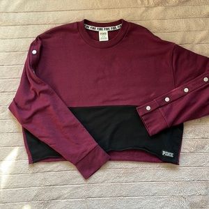 Victoria’s Secret Pink medium cropped sweatshirt